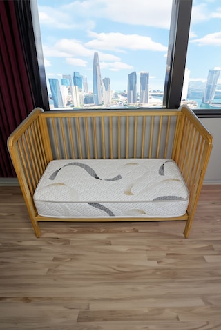 Pure Sleep 125x125x15 Cm Ortopedik Sünger Bebek Ve Çocuk Yatağı Lüx Park Yatak Anne Yanı