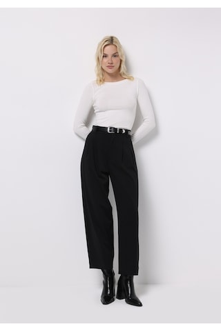 Colin's Colins Regular Fit Yüksel Bel Düz Paça Kadın Siyah Pantolon Cl1075603 Q1.v2 Blk Siyah