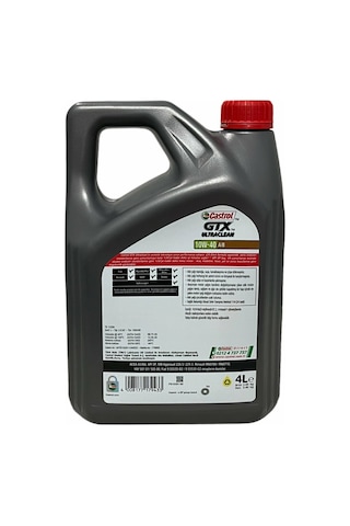 Castrol 10W-40 Ultraclean A/B Motor Yağı 4 L