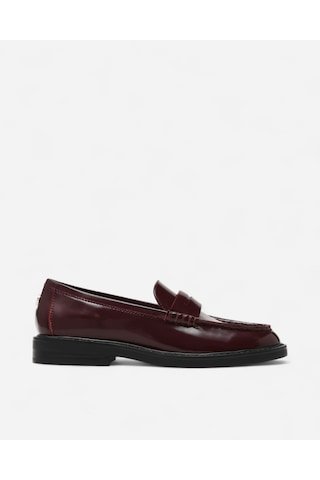 Steve Madden Adıson Wıne Leath Kadın Bordo Loafer Adıson-wıne
