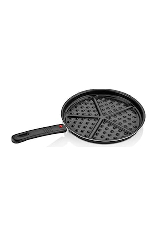 26 Cm %100 Alüminyum Waffle Tava, Dayanıklı Tasarım 14 Cm