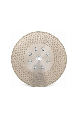 170 Mm M14 Çift Taraflı Elmas Turbo Disk Mermer Ve Granit Kesim