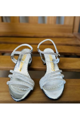 Gala Taş İşlemeli Çocuk Topuklu Ayk. Gmüş 1