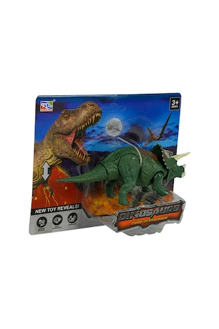 Dinozor Trıceratops Figür Yeşil