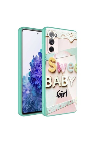 Galaxy S20 Fe Uyumlu Kamera Korumalı Desenli Sert Silikon Csm Zore Epoksi Kılıf-no5
