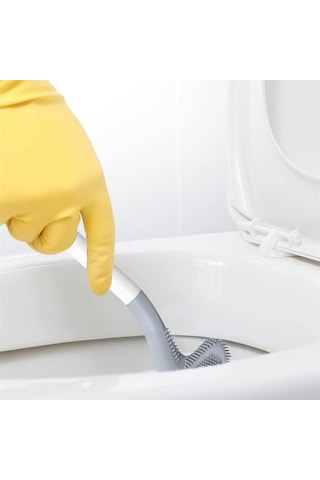 Golf Tasarımlı Silikon Uçlu Wc Fırçası Pratik Tuvalet Temizleme Sopası Diğer