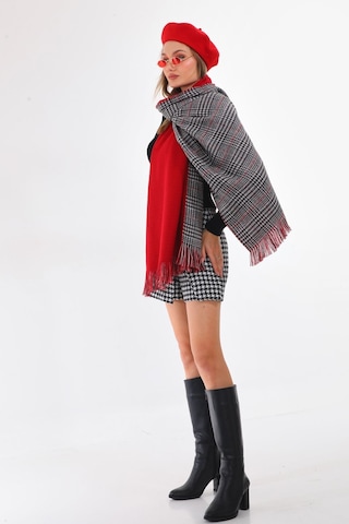 Keçe Ressam Atkı 2.li Set Kırmızı