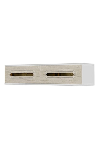 Da1220btg Rany Dresuar , Antre Hol Rafı Beyaz-traverten-gold 120cm