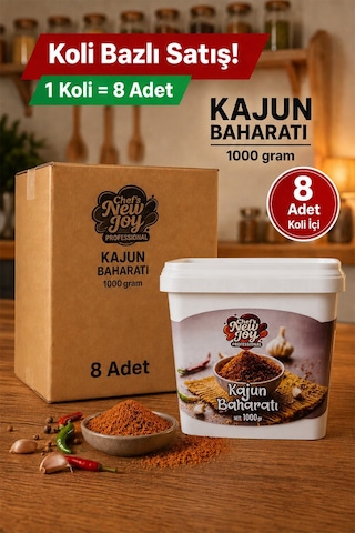 Kajun Baharatı 1000 G X 8 Adet - 1 Koli Koli Bazlı Avantaj Paketi