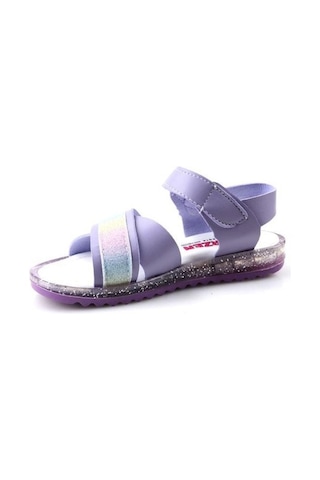 Arzen 4012 Simli Çapraz Bantlı Kız Çocuk Bebe Sandalet Ayakkabı 001