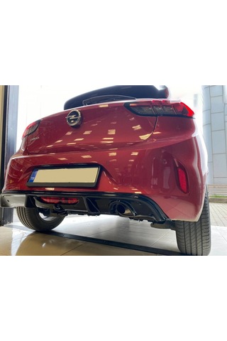 Opel Corsa F Race Difüzör Piano Black Sağ Tek Çıkış 2019