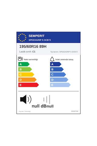 Semperit 195/60 R16 89H SPeedgrip 5 Kış Lastiği 2026