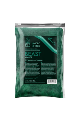 Smartbee Beast Twisted Pile Mikrofiber Oto Kurulama Havlusu 60x90