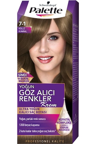 Palette Natural Göz Alıcı Renkler Saç Boyası 7 - 1 Küllü Kumral Palette Natural Göz Alıcı Renkler Saç Boyası 7 - 1 Küllü Kumral