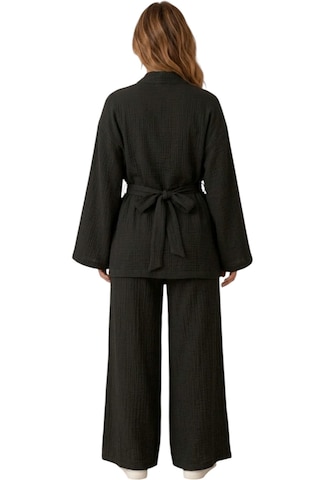 Estewoman Pamukestewomanfashion Müslin İkili Takım M/l siyah