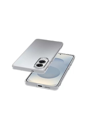 Noktaks Samsung Galaxy Uyumlu S25 Edge Kılıf Şeffaf Soft Slim Fitt Süper Silikon Kapak T36990