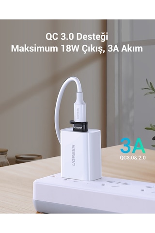 Ugreen Usb-a Erkek - Usb-c Dişi Çevirici Dönüştürücü Adaptör, 50568
