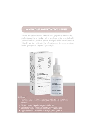 Siyah Nokta ve Akne Gidermeye Yardımcı Acne Bıome Control Serum