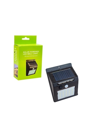 Powermaster Pm-4528 Solar Sensörlü Duvar Tipi 20Ledli Led Aplik