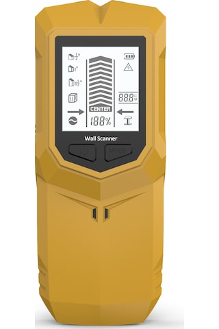 Aubyhe Hw-910 Duvar Dedektörü: Metal, Demirbaş, Tel Tespiti - 6 Fonksiyonlu Yüksek Hassasiyetli - Sarı Pil Dahil Değil