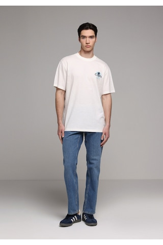 Colin's Colins Comfort Fit Yuvarlak Yaka Düz Erkek Beyaz Kısa Kol Tişört Cl1079304 Q1.v2 Ofw