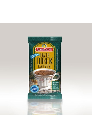 Altıncezve Hazır Dibek Kahvesi Sütlü Şekerli 20 x 10 G