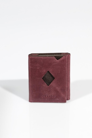 Grande 850 Erkek Deri Kartlık Crazy Bordo