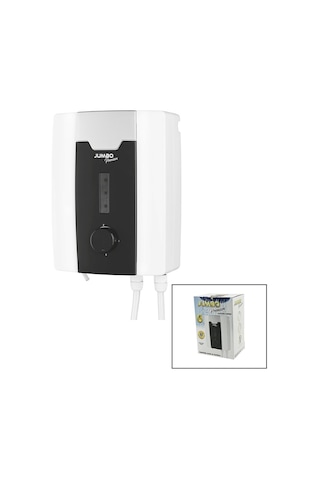 Jumbo Premium Beyaz Su Isıtıcı Elektrikli Şofben Duş Başlık 7 Emniyet Termostat 3 Kademeli 8000w Jumbo Premium Beyaz Su Isıtıcı Elektrikli Şofben Duş Başlık 7 Emniyet Termostat 3 Kademeli 8000w