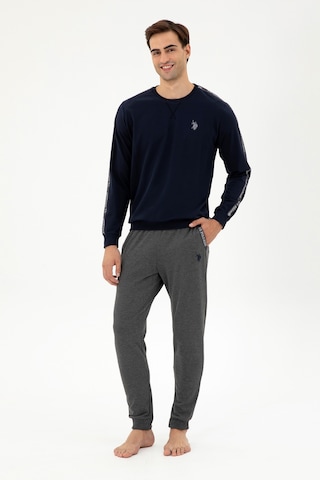 U.s. Polo Assn. Erkek Lacivert Pijama Takım 50301712-vr033 Lacivert