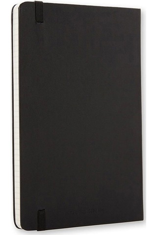 Moleskine Cep Boy Siyah Sert Kapak Kareli Defter 192 Sayfa