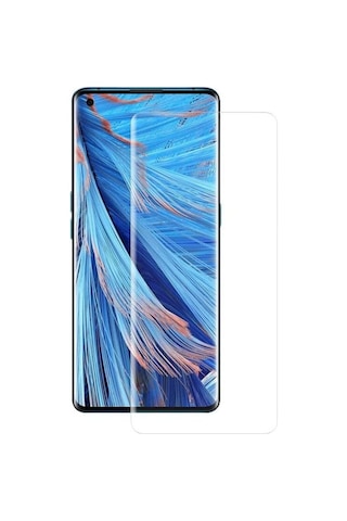 Oppo Find X2 Nano Kırılmaz Cam Ekran Koruyucu Şeffaf