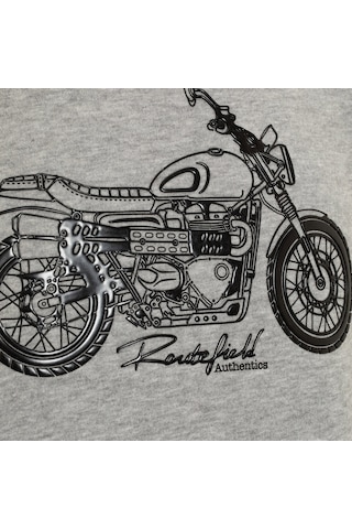 Routefield Erkek Sweatshirt Horst Gri Melanj Gri Gri