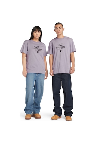 Timberland Front Graphic Short Sleeve Tee Erkek T-shirt Tb0a5uf7eg71 001