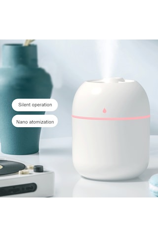 Yifomall Mini Hava Nemlendirici Aroma Esansiyel Yağ Difüzörü Taşınabilir 220ml Nemlendirici Ev Arab Hava Nemlendirici