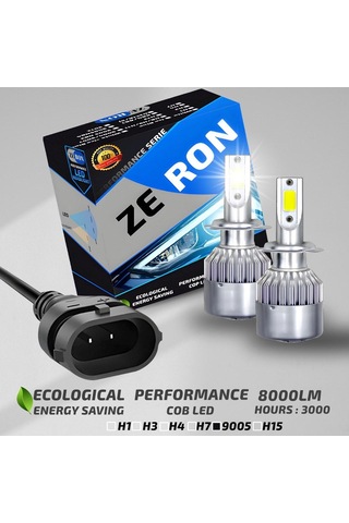 Xenon 9005 - Hb3 Led Araba Far Ampül Xenon Led Şimşek Etkili