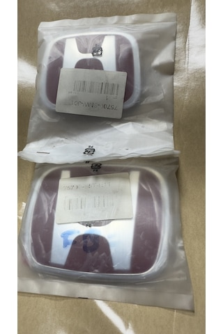 Honda Civic Fb7 Panjur Ve Bagaj Logosu Arması Kırmızı Takım 2 Li