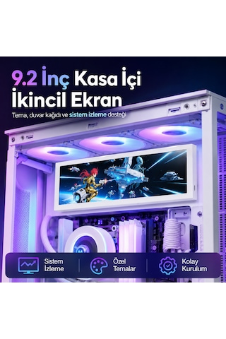 9.2 İnç Kasa İçi Ips Ekran Beyaz Renk