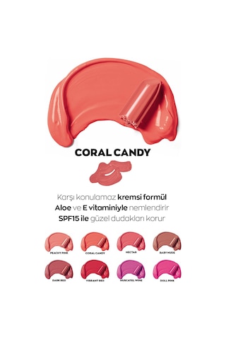 Avon Color Trend Kiss Creamy Ruj - Coral Candy