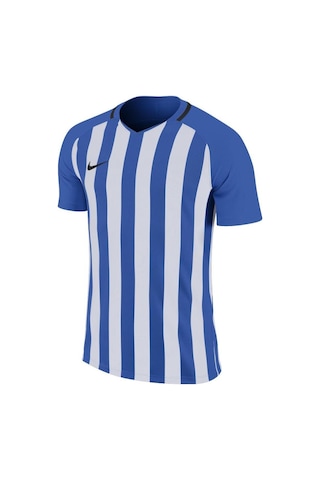 Nike Striped Division III Jsy 894081-464 Kısa Kol Forma Mavi