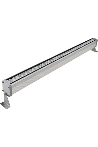 100 Cm Wallwasher Led Bina Dış Duvar Aydınlatma Mavi Işık Gri