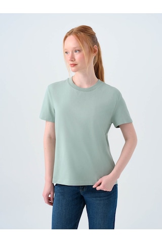 Loft Regular Fit Mint Yeşili Kadın T-shirt Lf2036285 Mint Yeşili