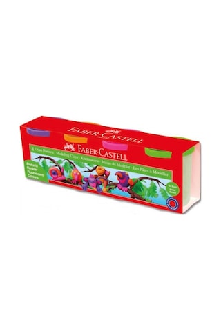 Faber-castell Su Bazlı Oyun Hamuru 4 Floresan Renk