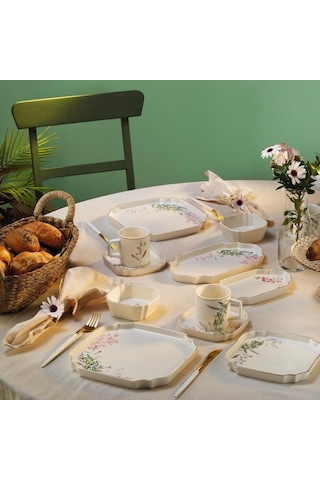Aryıldız Katy 32 Parça Kahvaltı Seti Beyaz
