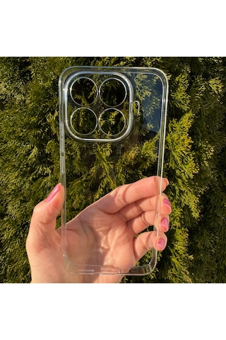 Xiaomi 15t Pro İle Uyumlu Kılıf Şeffaf Kamera Korumalı 3d