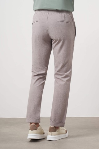 Morven Erkek Taş Polyester İpli Jogger Slim Fit Pantolon Taş