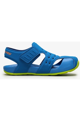 Skechers 92330l Bllm Side Wave Erkek Çocuk Sandalet Mavi