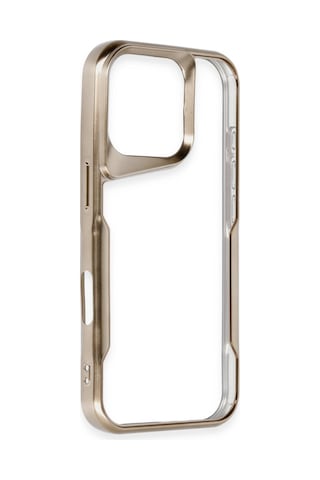 Apple iPhone Uyumlu 16 Pro Kılıf Boyi Silikon Kapak - Desert