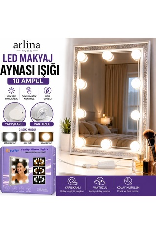 10 Lu Led Makyaj Aynası Işığı