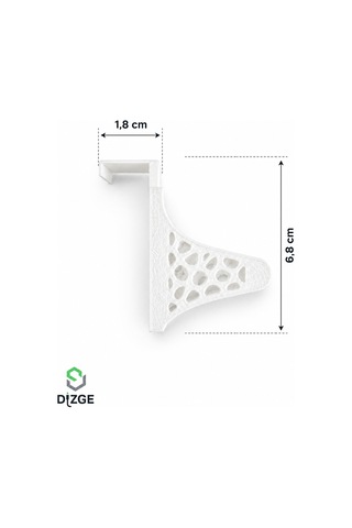 Dolap Kapağı Sprey Şişesi Askısı 3 Lü Set Şişe Tutucu Beyaz