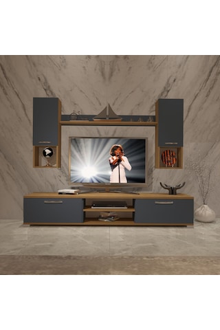 Decoraktiv Eko 5da Mdf Dvd Tv Ünitesi Tv Sehpası Pera - Antrasit
